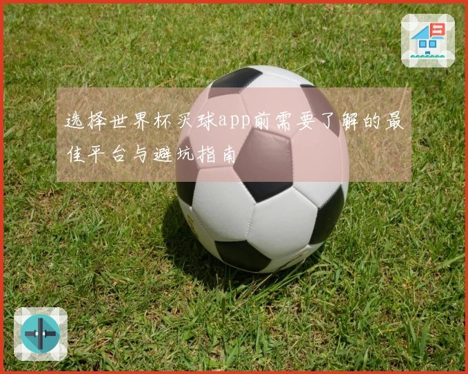 选择世界杯买球app前需要了解的最佳平台与避坑指南